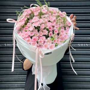 Bó Hoa Hồng Chùm Điền Mật S451