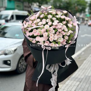 Bó Hoa Hồng Chùm Điền Mật S460