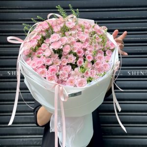 Bó Hoa Hồng Chùm Điền Mật S451