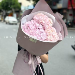 Hoa Bó 3 Cẩm Tú Cầu Hồng S446