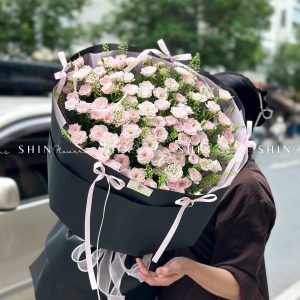 Bó Hoa Hồng Chùm Điền Mật S460