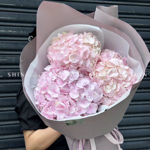 Hoa Bó 3 Cẩm Tú Cầu Hồng S446