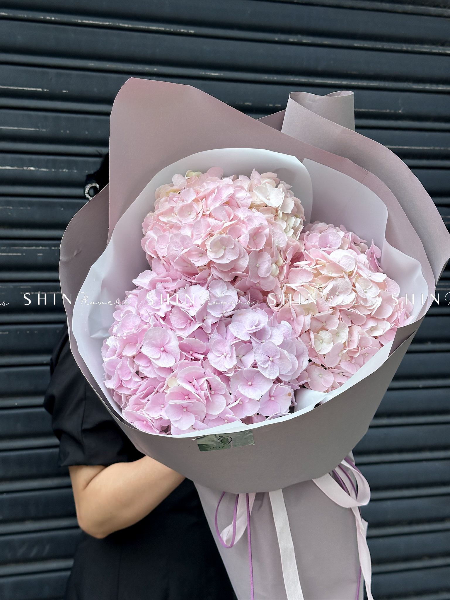 Hoa Bó 3 Cẩm Tú Cầu Hồng S446