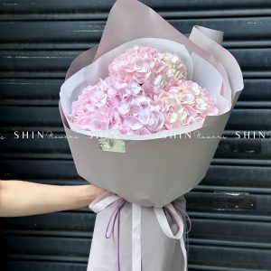 Hoa Bó 3 Cẩm Tú Cầu Hồng S446