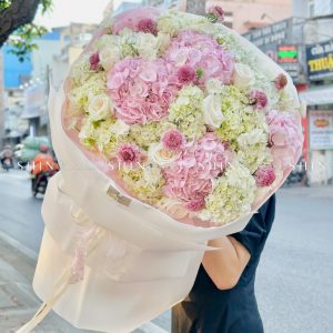 Hoa Bó Cẩm Tú Cầu Khổng Lồ S441