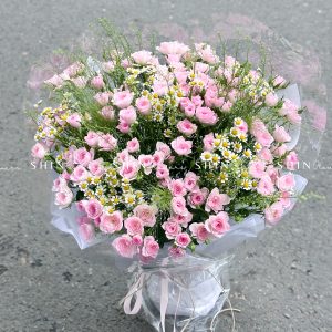 Bó Hoa Hồng Chùm Điền Mật S432