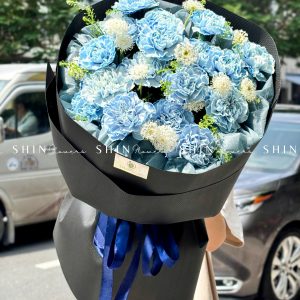 Bó Hoa Cẩm Chương Nhuộm xanh S454