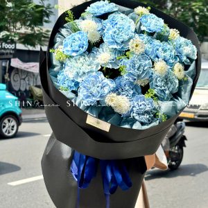 Bó Hoa Cẩm Chương Nhuộm xanh S454