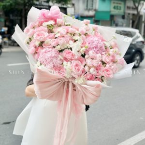 Bó Hoa Mix hồng ngọt ngào S469