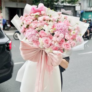 Bó Hoa Mix hồng ngọt ngào S469