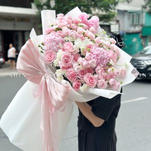 Bó Hoa Mix hồng ngọt ngào S469