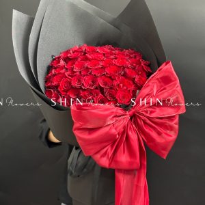 Bó hoa 50 hoa Hồng Đỏ S498