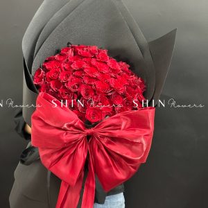 Bó hoa 50 hoa Hồng Đỏ S498