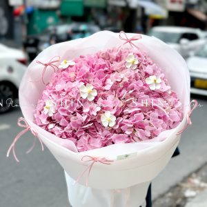 Hoa Bó 5 Cẩm Tú Cầu Hồng Côn Minh S511