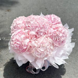 Hộp hoa 6 Cẩm Tú Cầu Hồng H115