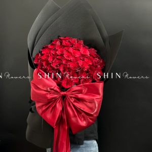 Bó hoa 50 hoa Hồng Đỏ S498