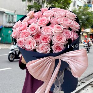 Bó Hoa 30 hồng Ohara Hồng S503