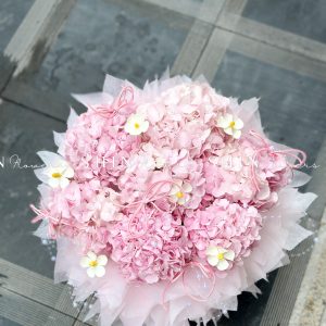 Hộp hoa 7 Cẩm Tú Cầu Hồng H116