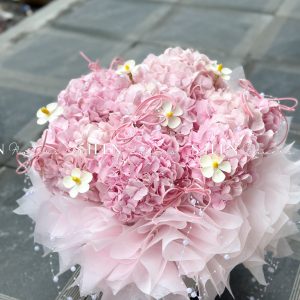 Hộp hoa 7 Cẩm Tú Cầu Hồng H116