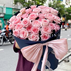 Bó Hoa 30 hồng Ohara Hồng S503