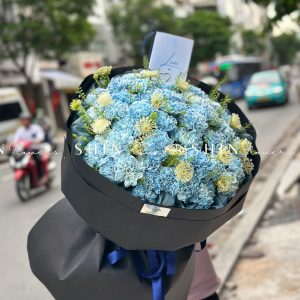 Bó Hoa Cẩm Chương Nhuộm xanh S505