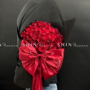 Bó hoa 50 hoa Hồng Đỏ S498