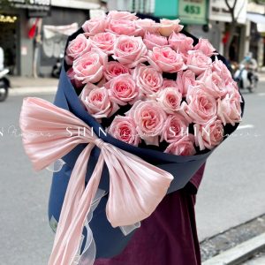 Bó Hoa 30 hồng Ohara Hồng S503