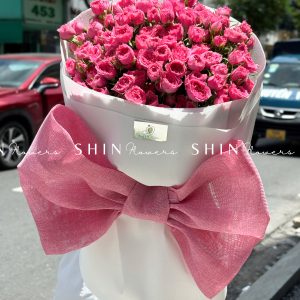 Bó Hoa Hồng Chùm Sophie và nơ S520