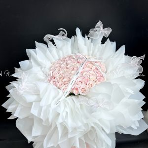 Bó Hoa 66 bông hoa hồng dâu ngọt ngào S527