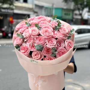 Bó Hoa 30 hồng Ohara Hồng S535