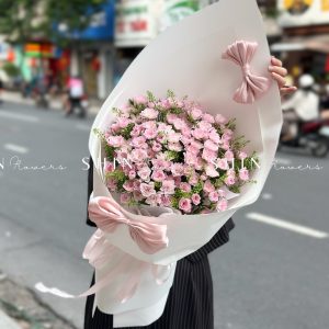 Bó Hoa Hồng Chùm Điền Mật S526