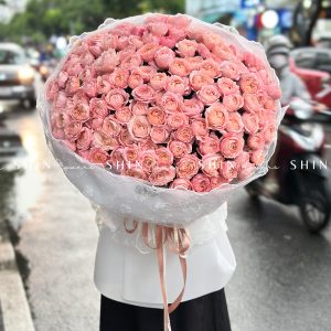 Bó hoa 180 hồng Julieta Siêu To S522