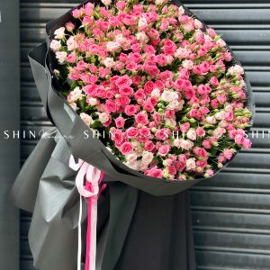 Bó Hoa Hồng Chùm Sophie Mix hồng Chùm Chiết Xạ S521