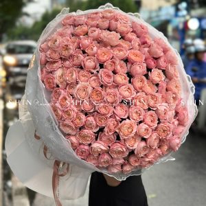 Bó hoa 180 hồng Julieta Siêu To S522