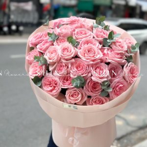 Bó Hoa 30 hồng Ohara Hồng S535