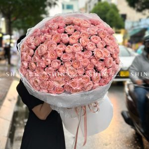 Bó hoa 180 hồng Julieta Siêu To S522