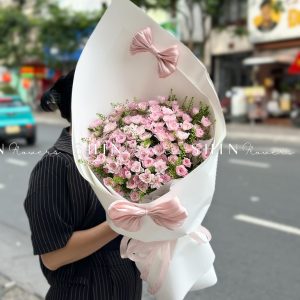 Bó Hoa Hồng Chùm Điền Mật S526