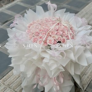 Bó Hoa 66 bông hoa hồng dâu ngọt ngào S527