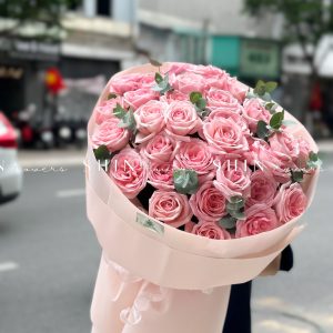Bó Hoa 30 hồng Ohara Hồng S535