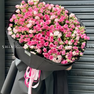 Bó Hoa Hồng Chùm Sophie Mix hồng Chùm Chiết Xạ S521