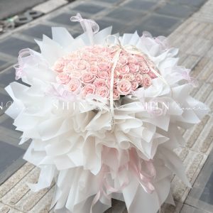 Bó Hoa 66 bông hoa hồng dâu ngọt ngào S527