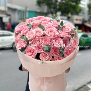 Bó Hoa 30 hồng Ohara Hồng S535