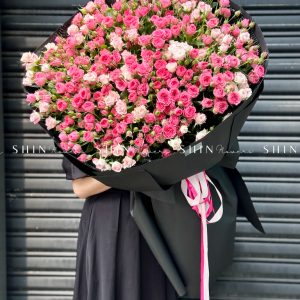 Bó Hoa Hồng Chùm Sophie Mix hồng Chùm Chiết Xạ S521