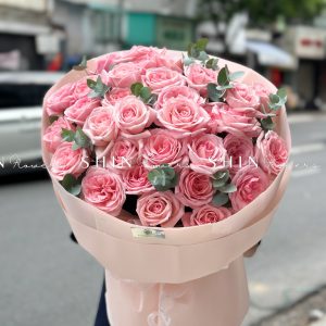 Bó Hoa 30 hồng Ohara Hồng S535