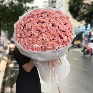 Bó hoa 180 hồng Julieta Siêu To S522