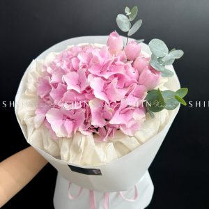 Hoa Bó 1 Cẩm Tú Cầu Hồng S561