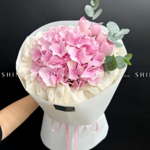 Hoa Bó 1 Cẩm Tú Cầu Hồng S561