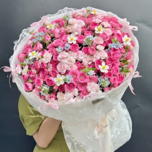 Bó Hoa Hồng Chùm Sophie Siêu To S541