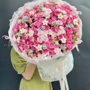 Bó Hoa Hồng Chùm Sophie Siêu To S541
