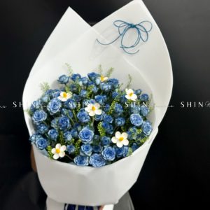 Bó Hoa Hồng Xanh Dương S542